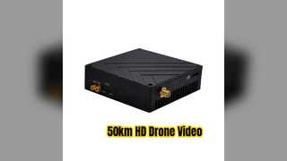 เครื่องส่งวิดีโอ HD C50HPT Drone 50km ความล่าช้าต่ำ