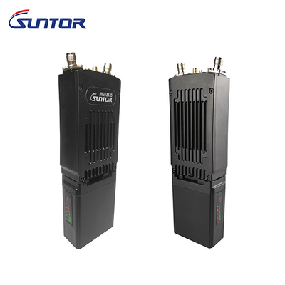 MH33 ไม่มีศูนย์กลาง 1.4GHz IP Mesh Network MANET Radio 64 Node พร้อมแบตเตอรี่