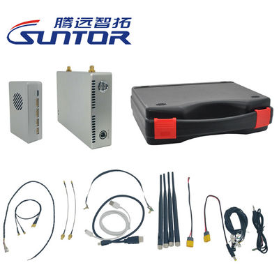 Drone Video Link เครื่องส่งสัญญาณวิดีโอ IP 18 กม. สำหรับการตรวจสอบการเดินเรือของโดรน